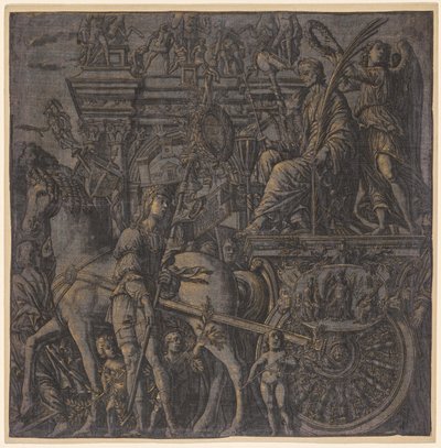 Julius Caesarin voitto: Caesar Triumphant tekijältä Andrea Andreani