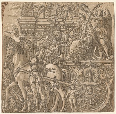 Julius Caesarin voitto: Caesar Triumphant, 1593-99. tekijältä Andrea Andreani