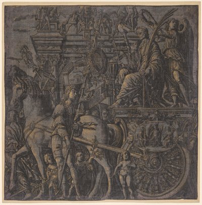 Julius Caesarin voitto: Caesar Triumphant, 1593-99. tekijältä Andrea Andreani