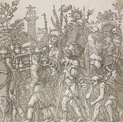 Caesarin voitto, 1599 tekijältä Andrea Andreani