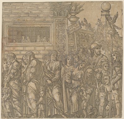 Julius Caesarin voitto tekijältä Andrea Andreani after Andrea Mantegna
