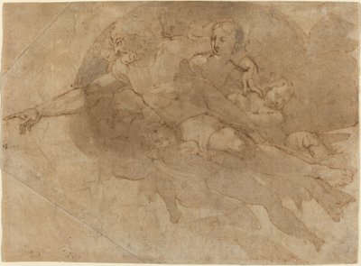 Isä Jumala kirkkaudessa tekijältä Andrea Boscoli after Michelangelo