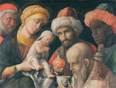 Adoration of the Magi, n. 1495-1505 (Pinkka pellavassa) tekijältä Andrea Mantegna