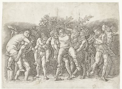 Bacchanal tapasi Silenuksen tekijältä Andrea Mantegna