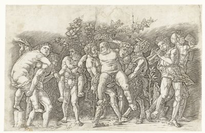 Bacchanal tapasi Silenuksen tekijältä Andrea Mantegna