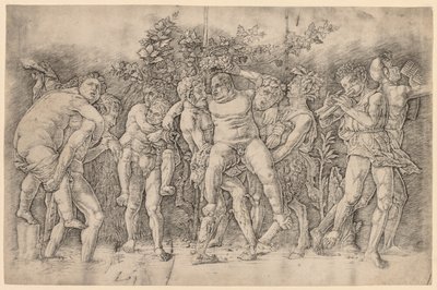 Bacchanal Silenuksen kanssa tekijältä Andrea Mantegna