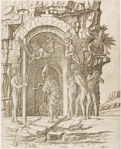 Laskeutuminen Limboon tekijältä Andrea Mantegna