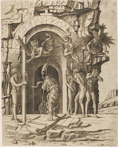 Laskeutuminen Limboon tekijältä Andrea Mantegna