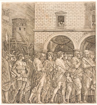 Rooman senaatti seuraa voittoa tekijältä Andrea Mantegna