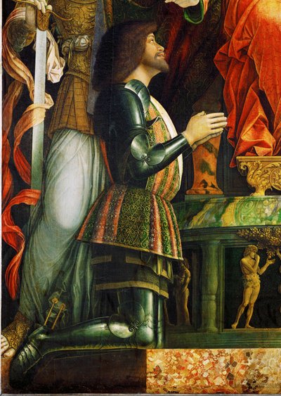Lahjoittaja Gianfrancesco Gonzaga ... tekijältä Andrea Mantegna