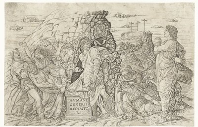 Kristuksen hautaus tekijältä Andrea Mantegna