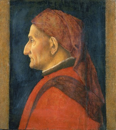 Miehen muotokuva, 1450 tekijältä Andrea Mantegna