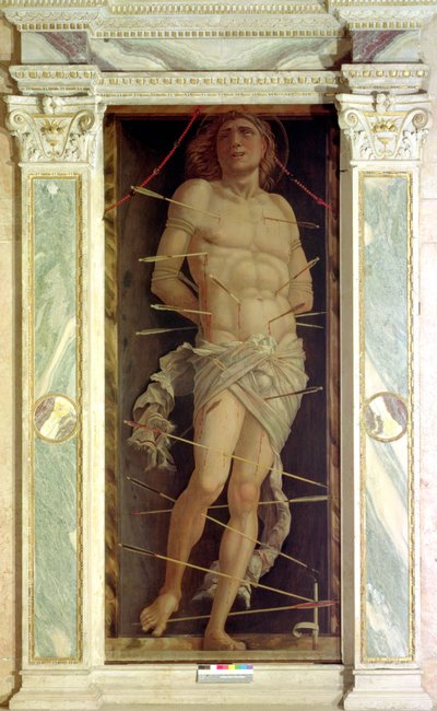 Pyhä Sebastian tekijältä Andrea Mantegna
