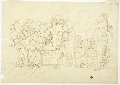 Kristuksen hautaaminen tekijältä Andrea Mantegna