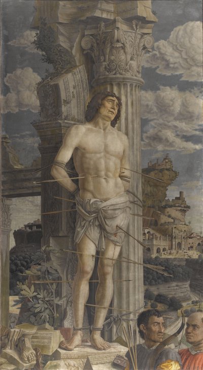 Pyhän Sebastianin marttyyrikuolema tekijältä Andrea Mantegna