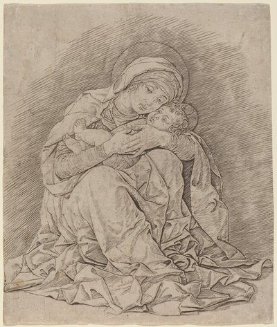 Neitsyt ja lapsi tekijältä Andrea Mantegna