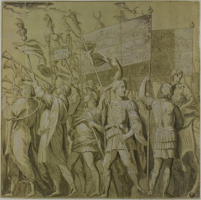 Julius Caesarin voitot: Kangas nro I tekijältä Andrea Mantegna