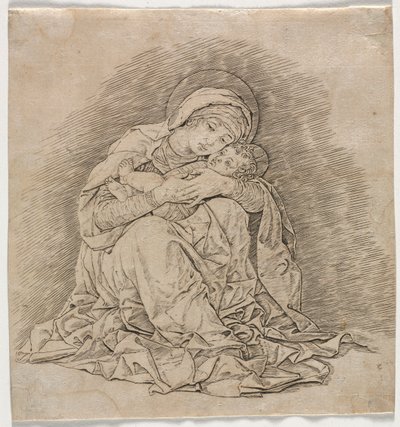 Neitsyt ja lapsi tekijältä Andrea Mantegna