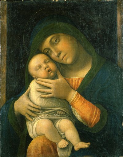 Neitsyt ja lapsi tekijältä Andrea Mantegna