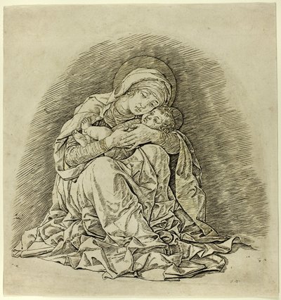 Neitsyt ja lapsi tekijältä Andrea Mantegna