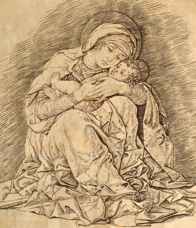 Neitsyt ja lapsi. tekijältä Andrea Mantegna
