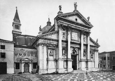 Näkymä kirkon julkisivusta, 1566-80 tekijältä Andrea Palladio