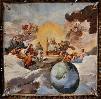 Jumalallisen viisauden voitto, 1629-1631. tekijältä Andrea Sacchi