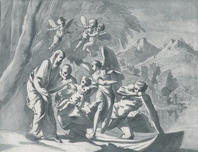 Loput lennolla Egyptiin, 1740-71. tekijältä Andrea Scacciati