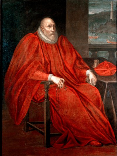 Muotokuva Simone Spinolasta (1522-1569, Geenien Doge 1567-1569) Andrea Seminon (1526-1594) maalaus 1568-1569 Sun. 128x170 cm Yksityinen kokoelma tekijältä Andrea Semino