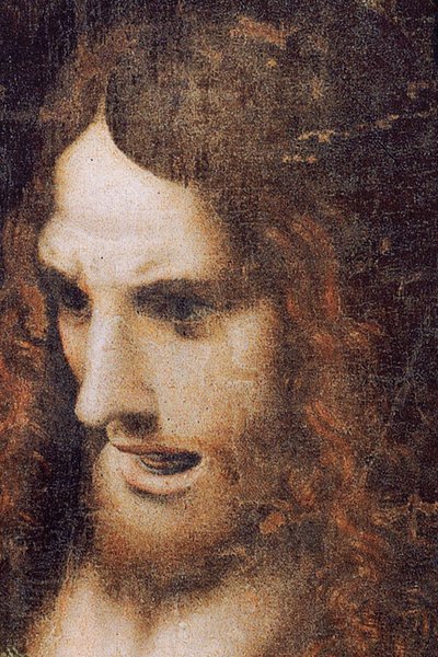 Abbey (Tongerlo Abbey). Maalaus. Viimeinen ehtoollinen. 1506-1507. Yksityiskohta (maalaus) tekijältä Andrea Solario