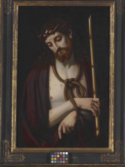 Ecce Homo (öljy puulle) tekijältä Andrea Solario