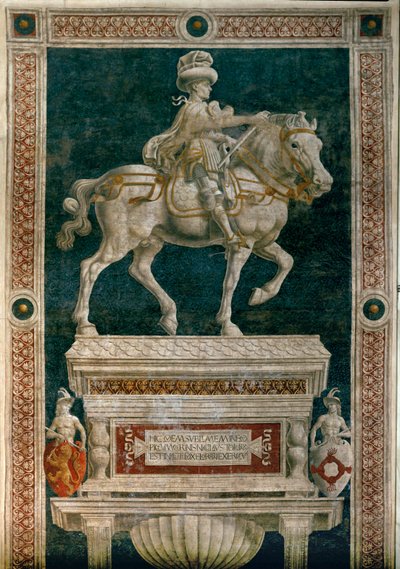 Condottiere Niccolo da Tolentino ... (tuore) tekijältä Andrea del Castagno