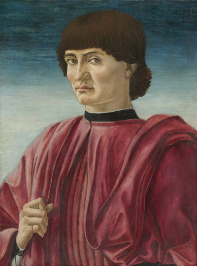 Miehen muotokuva, n. 1450 (tempera taulussa) tekijältä Andrea del Castagno