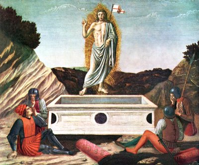 Ylösnousemus, 1400-luvun puoliväli, 1930. tekijältä Andrea del Castagno