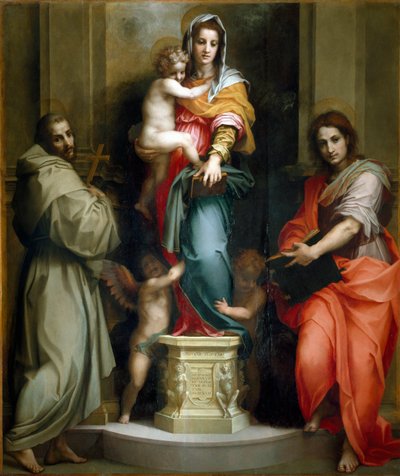 Harpioiden Madonna tekijältä Andrea del Sarto