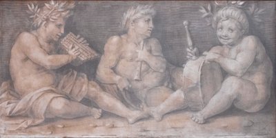 Kohtaus hahmoilla klassiseen tyyliin tekijältä Andrea del Sarto