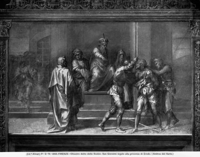 Pyhän Johanneksen pidätys, noin 1520 (fresko) tekijältä Andrea del Sarto