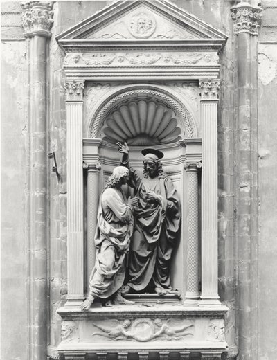 St. Thomasin epäuskoisuus tekijältä Andrea del Verrocchio