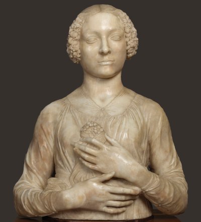 Lady with a Bouquet, noin 1475. tekijältä Andrea del Verrocchio