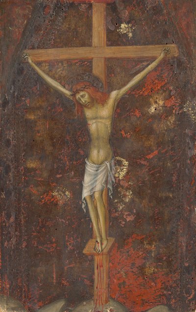 Kristus ristillä [käänteinen], n. 13801390. tekijältä Andrea di Bartolo