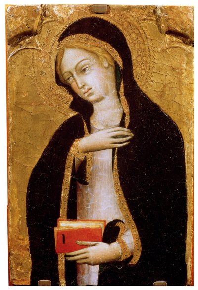 Virgin Annunciate, c1410 tekijältä Andrea di Bartolo
