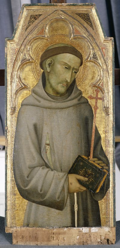 St. Francis, n. 1375 (tempera poppelipuulla) tekijältä Andrea di Vanni dAndrea Salvani Andrea di Vanni dAndrea Salvani