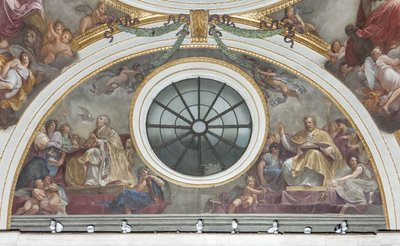 Pyhä Ambrosius ja Pyhä Gregorius Suuri, 1792-95 tekijältä Andrea the Elder Appiani