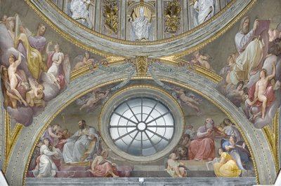 Pyhä Augustinus ja pyhä Hieronymus, 1792-95 tekijältä Andrea the Elder Appiani