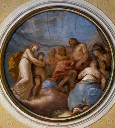 Andrea Appianin (1754-1817) maalaama Tondo, Villa Reale, Monza, Italia tekijältä Andrea the Elder Appiani