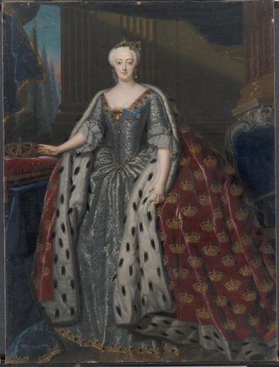 Sophie Magdalene, Christian VI:n kuningatar tekijältä Andreas Møller