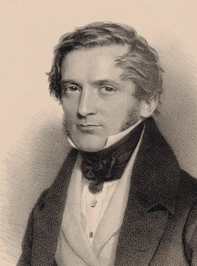 Säveltäjä Franz Lachnerin muotokuva 1803-1890, 1830. tekijältä Andreas Staub