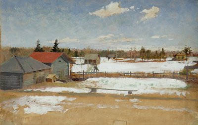 Tumenevin kartano, n. 1890-1895 tekijältä Andrei Petrovich Ryabushkin
