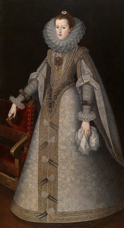 Espanjan kuningatar Margaret, n. 1610. tekijältä Andres Lopez Polanco