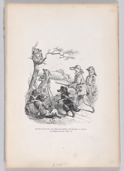 Kaiken tämän sijaan... Kohtauksista eläinten yksityisestä ja julkisesta elämästä, noin..., noin. 1837-47. tekijältä Andrew Best Leloir